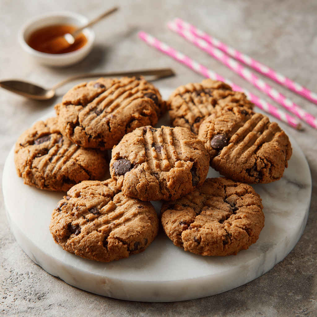 THE BEST CHOCOLATE CHIP PEANUT BUTTER COOKIES Recipe - Recipe Image