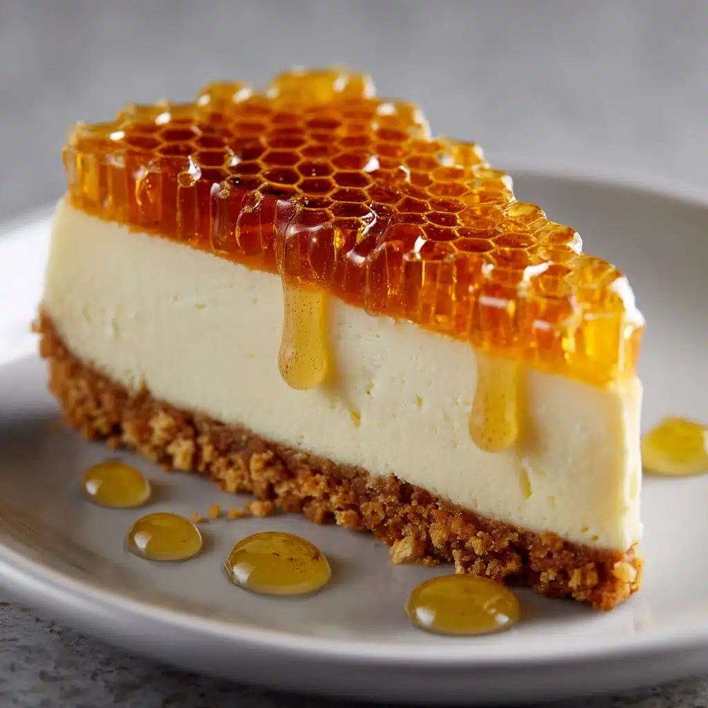 Lemon Lavender Cheesecake with Honeycomb Recipe - Recipe Image