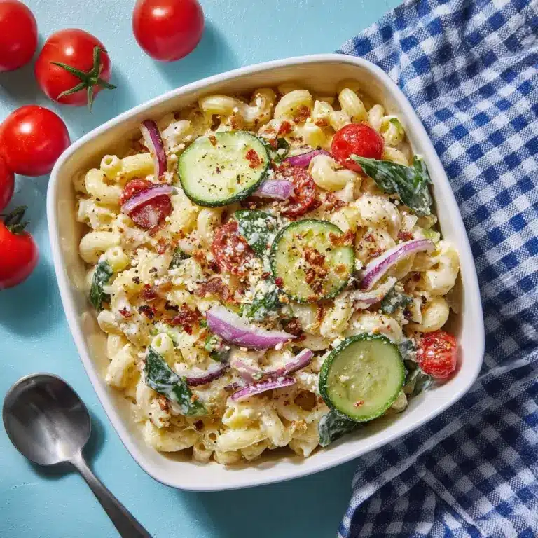Cucumber Pasta Salad Recipe