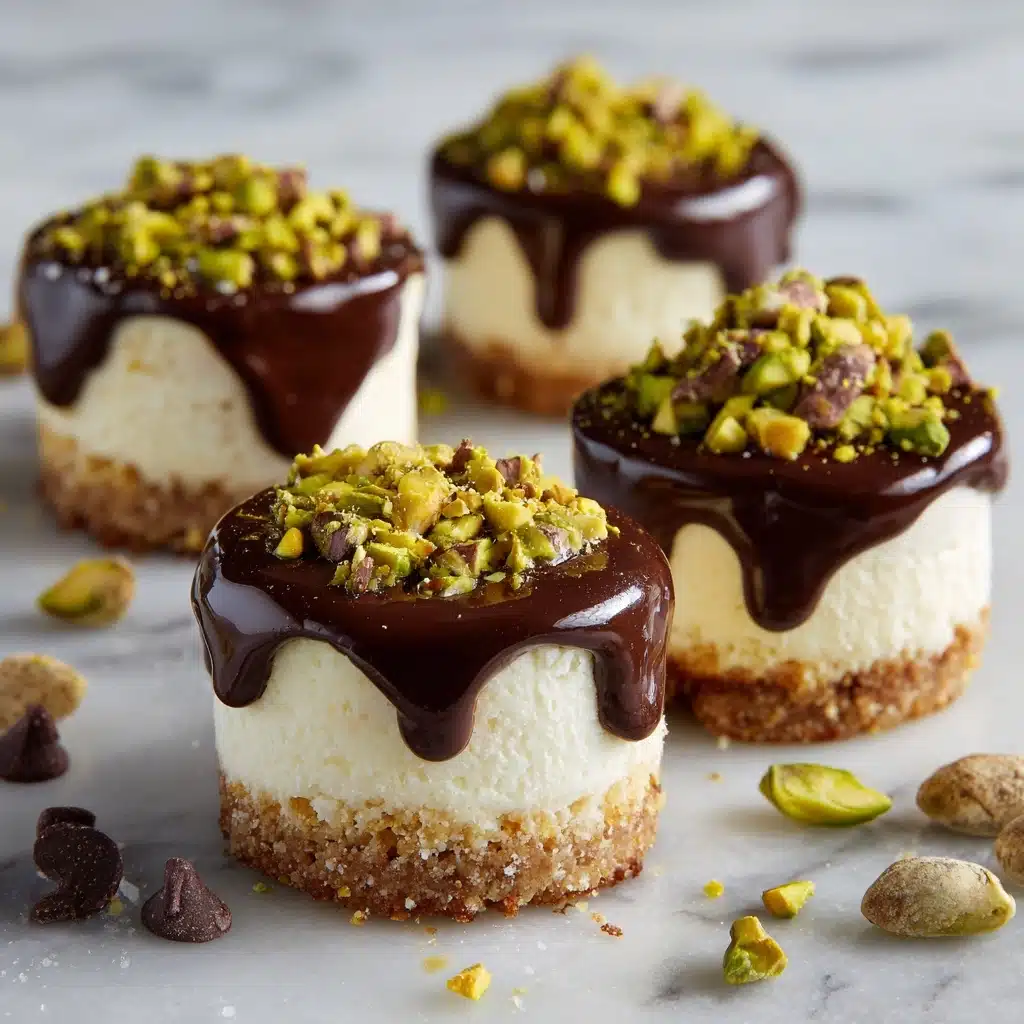 Mini Pistachio and Coffee Cheesecakes Recipe - Recipe Image