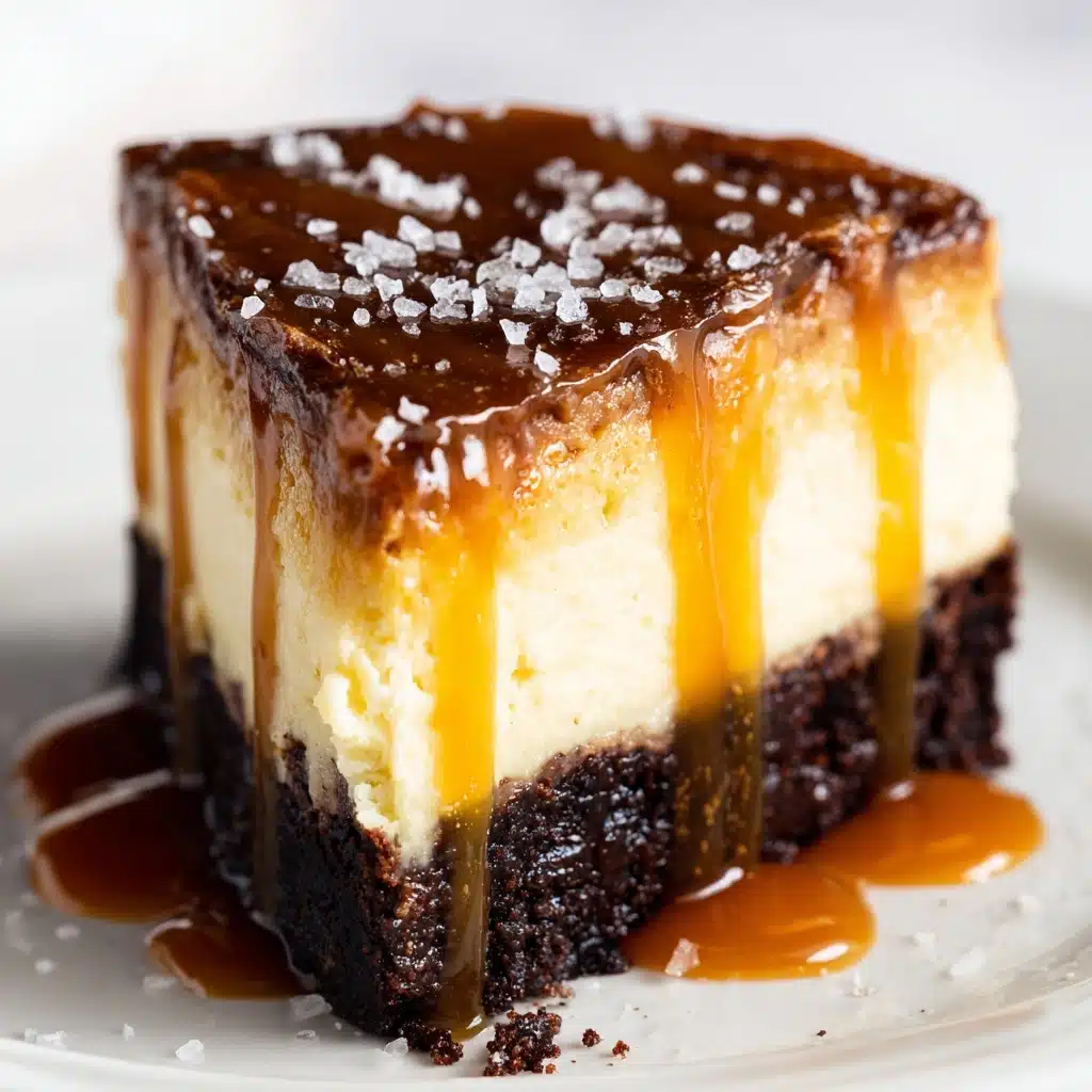 Caramel Brownie Cheesecake Recipe