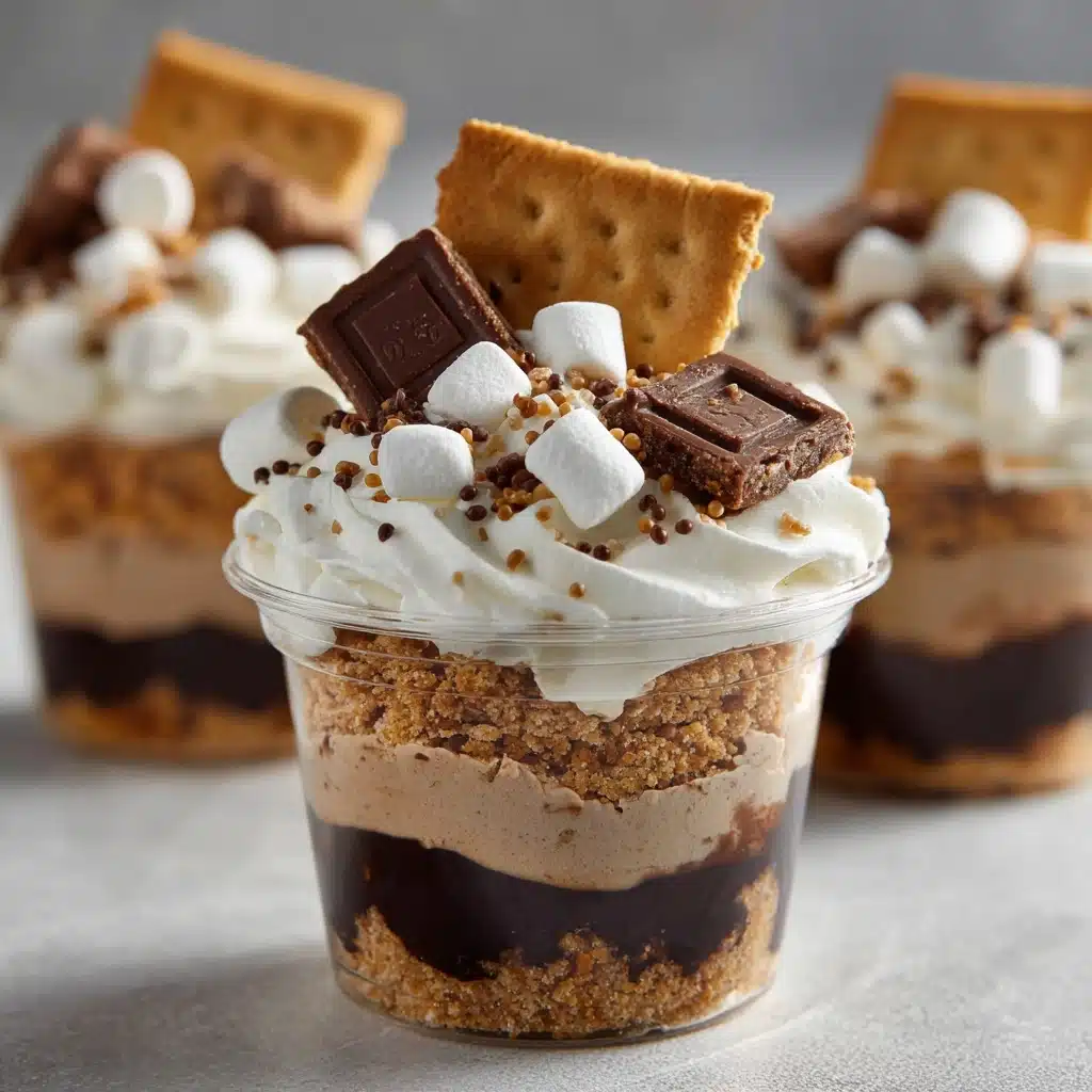 S'mores Pudding Parfaits Recipe - Recipe Image