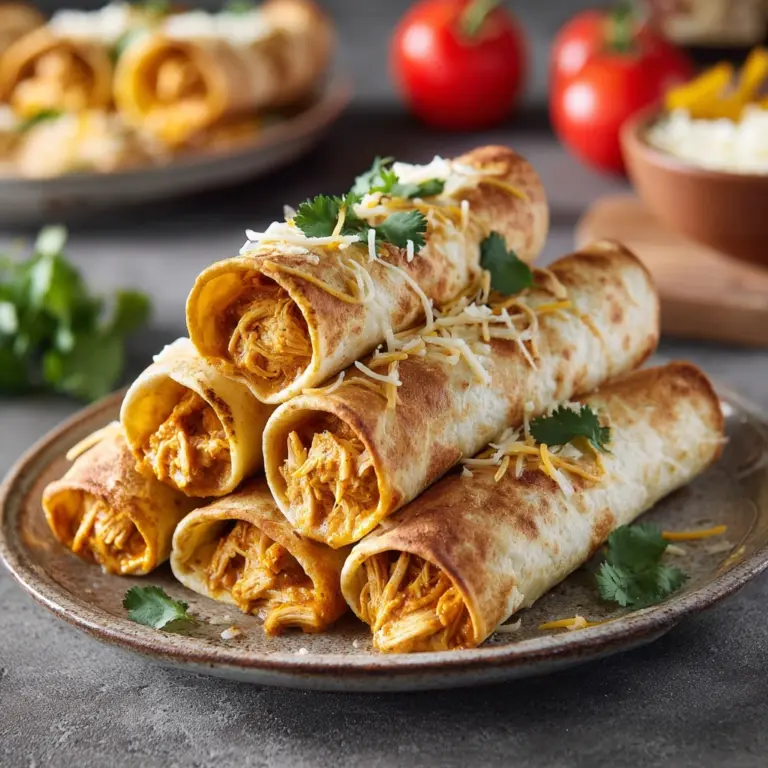 Baked Cheesy Beef Taquitos Recipe