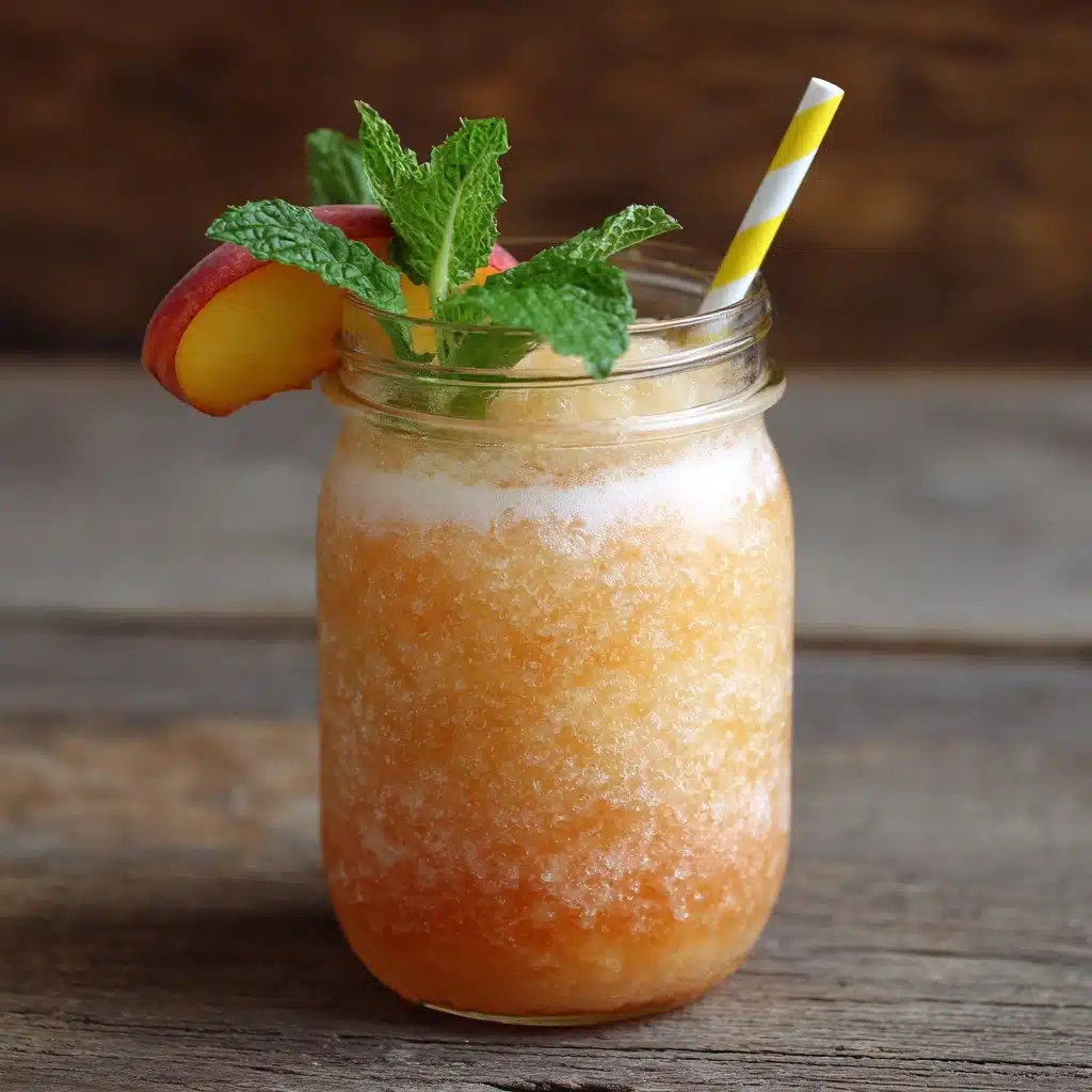 Peach Lemonade Slush Recipe - Recipe Image