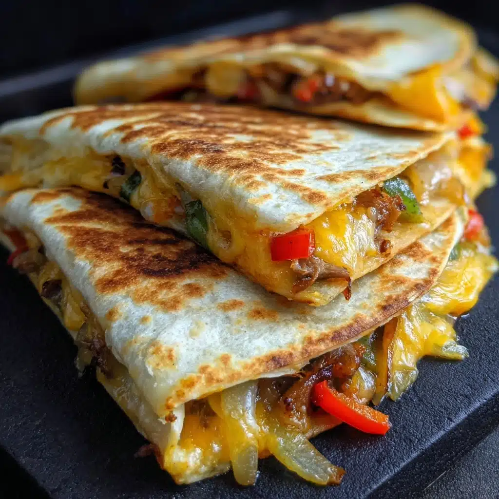Blackstone Chicken Fajita Quesadillas Recipe