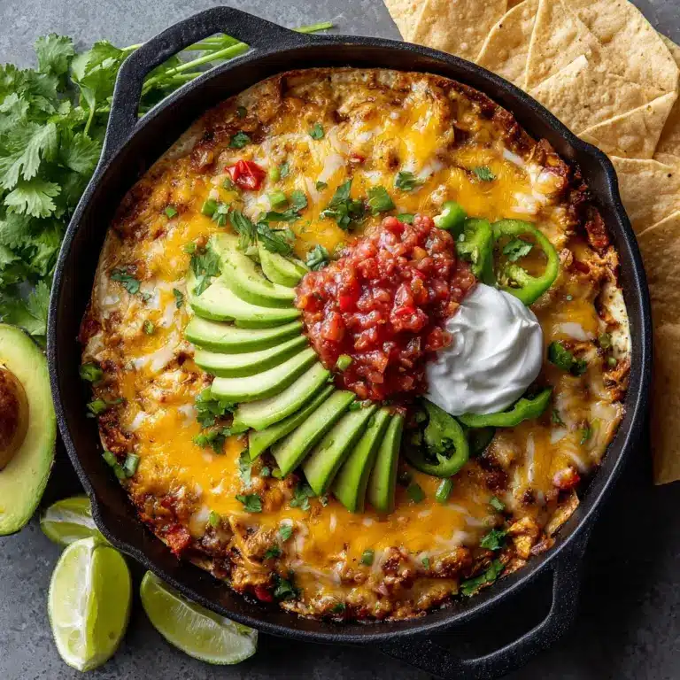 Chicken Fajitas Casserole (easy and cheesy!) Recipe