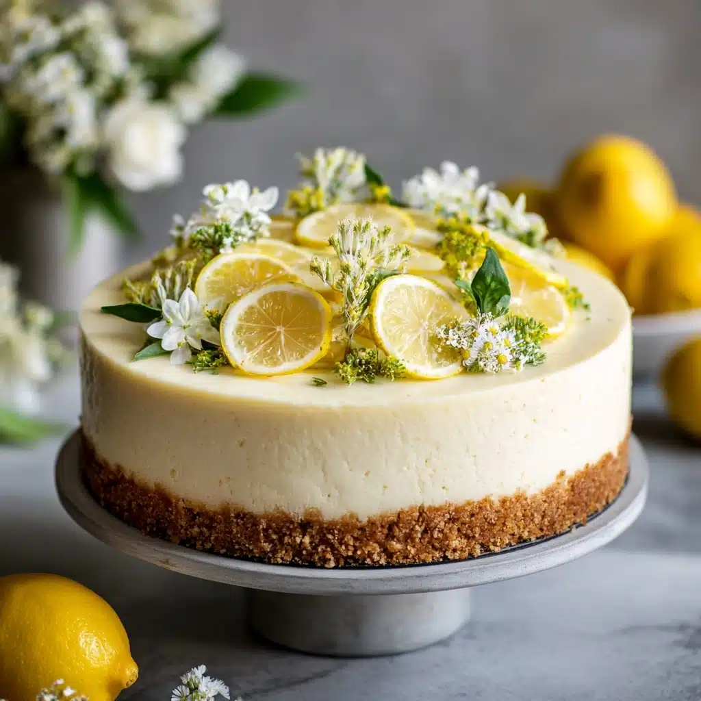 Easy No Bake Lemon Cheesecake Recipe