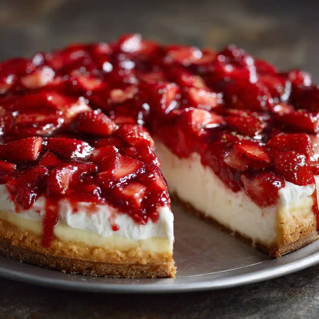 GLAZED STRAWBERRY FRUIT PIZZA RECIPE