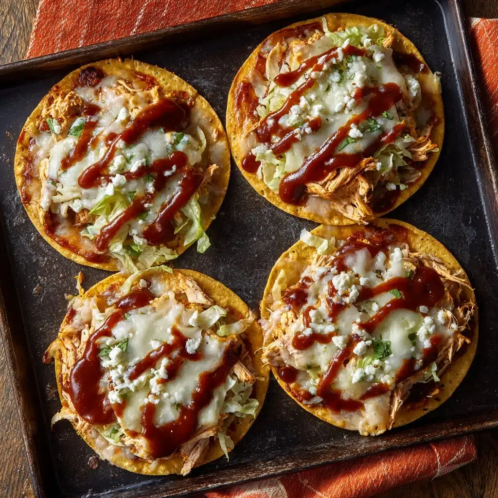 BBQ Chicken Tostadas Recipe - Recipe Image