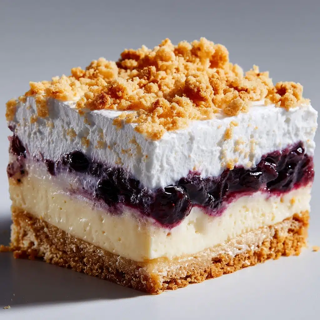 No Bake Lemon Blueberry Dessert Recipe - Recipe Image