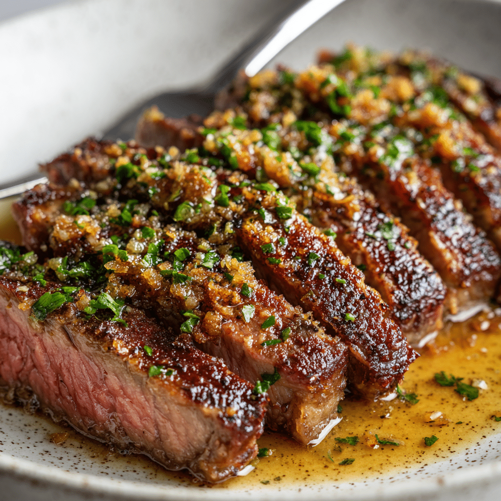 Garlic Butter Brazilian Steak Recipe - Recipe Image