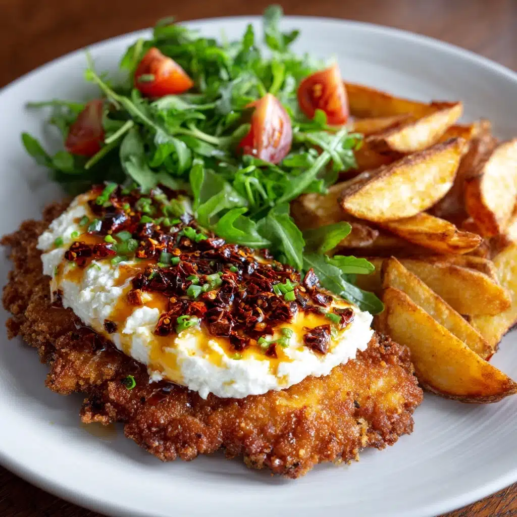 Crispy Hot Honey Feta Chicken Recipe - Recipe Image
