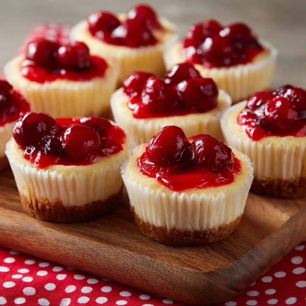 Cherry Cheesecake Cupcakes Recipe - Recipe Image