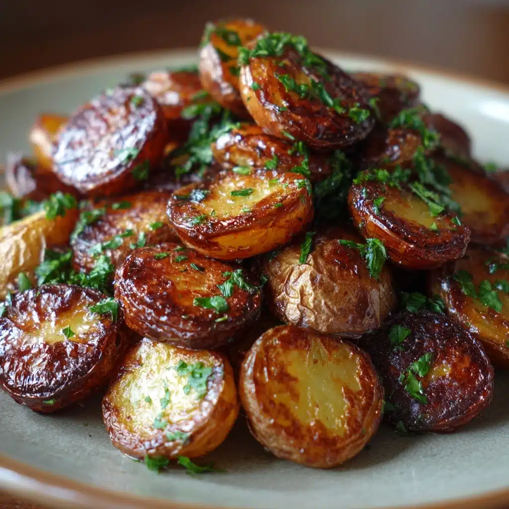 Crispy Potatoes with Garlic Butter and Herbs Recipe