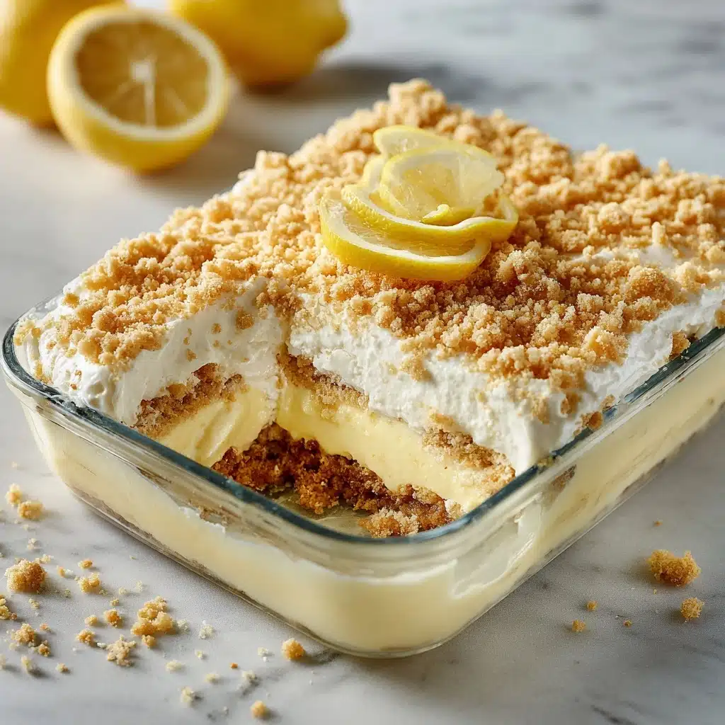 No Bake Oreo Lemon Dessert Recipe - Recipe Image