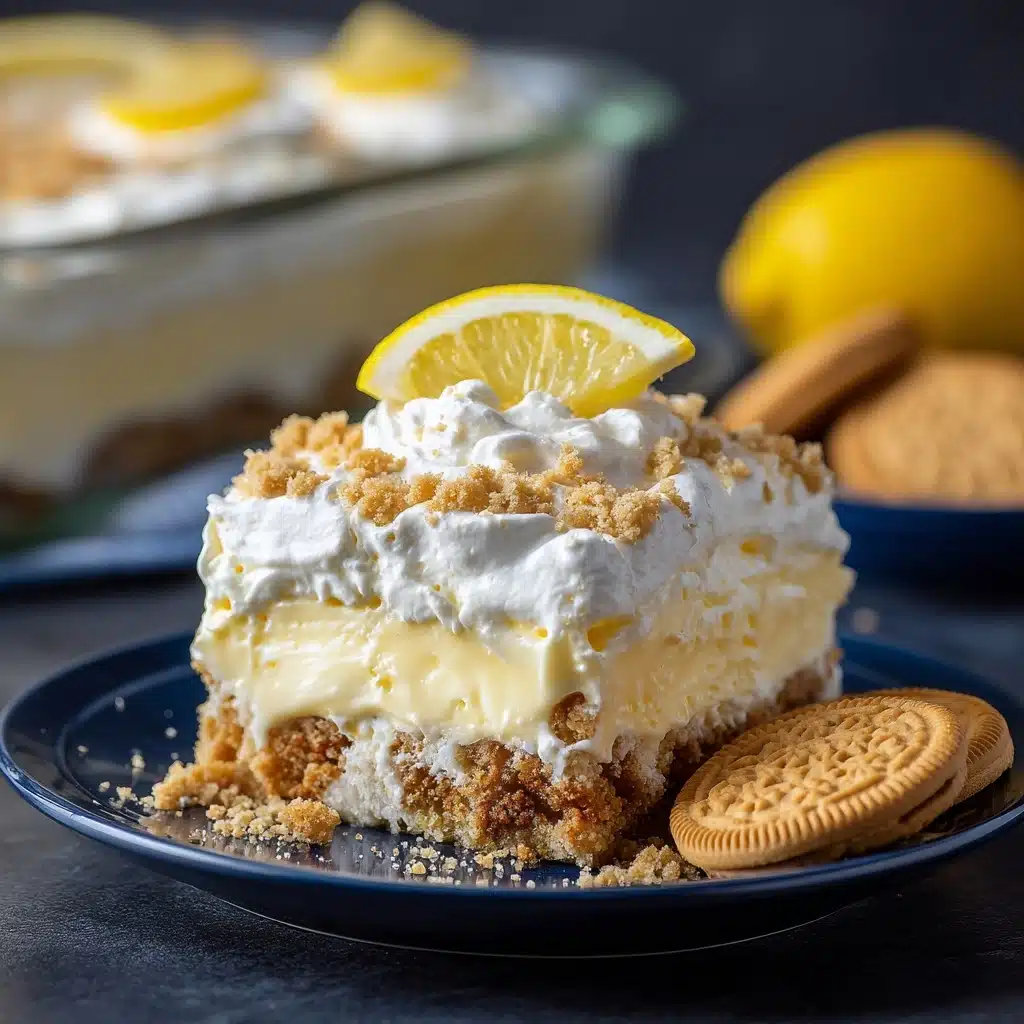 No Bake Oreo Lemon Dessert Recipe - Recipe Image