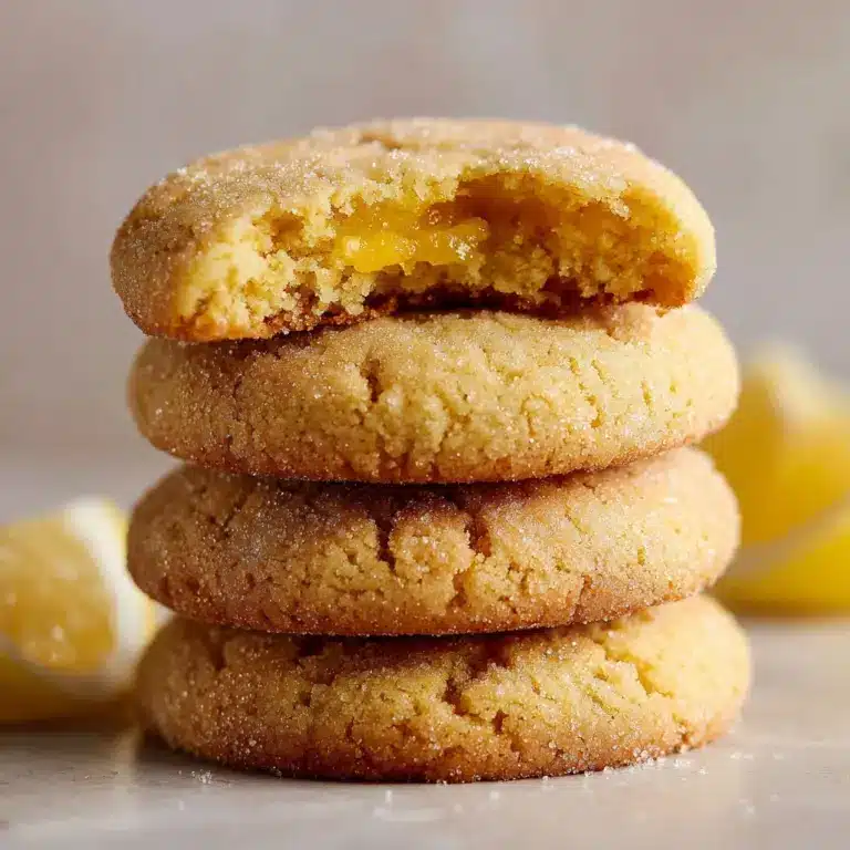 Lemon Curd Crème Brûlée Cookies – Tangy & Sweet Treat Recipe