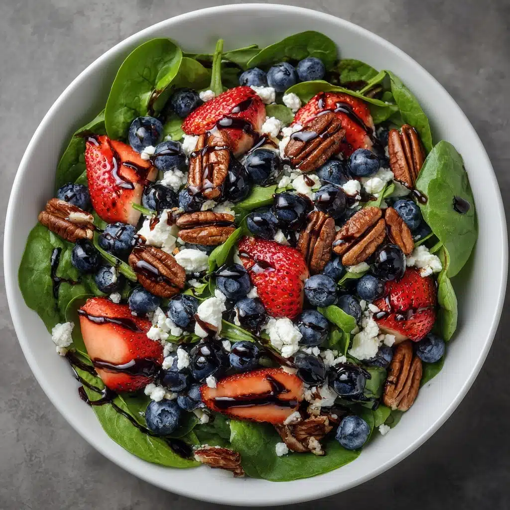 15-Minute Strawberry Spinach Salad Recipe - Recipe Image
