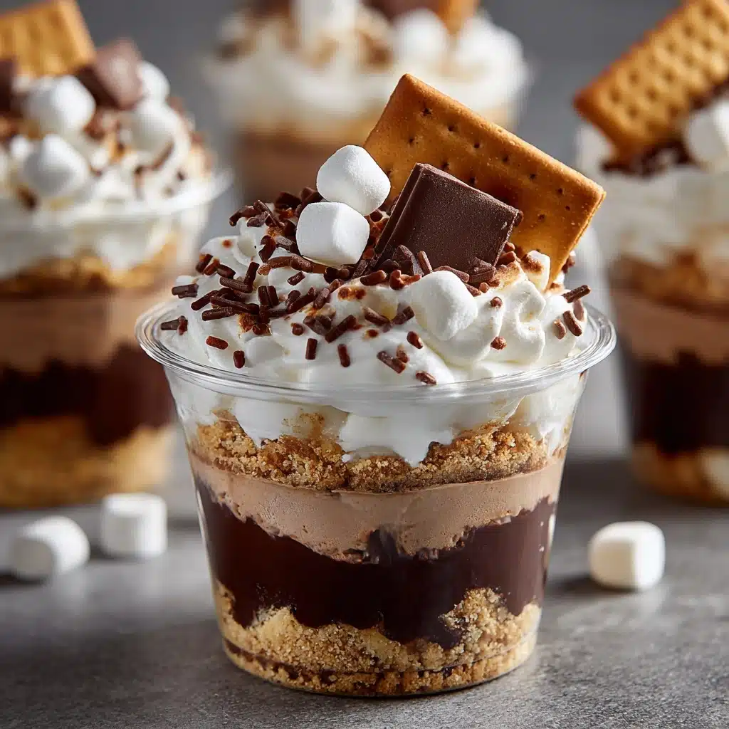 S'mores Pudding Parfaits Recipe - Recipe Image
