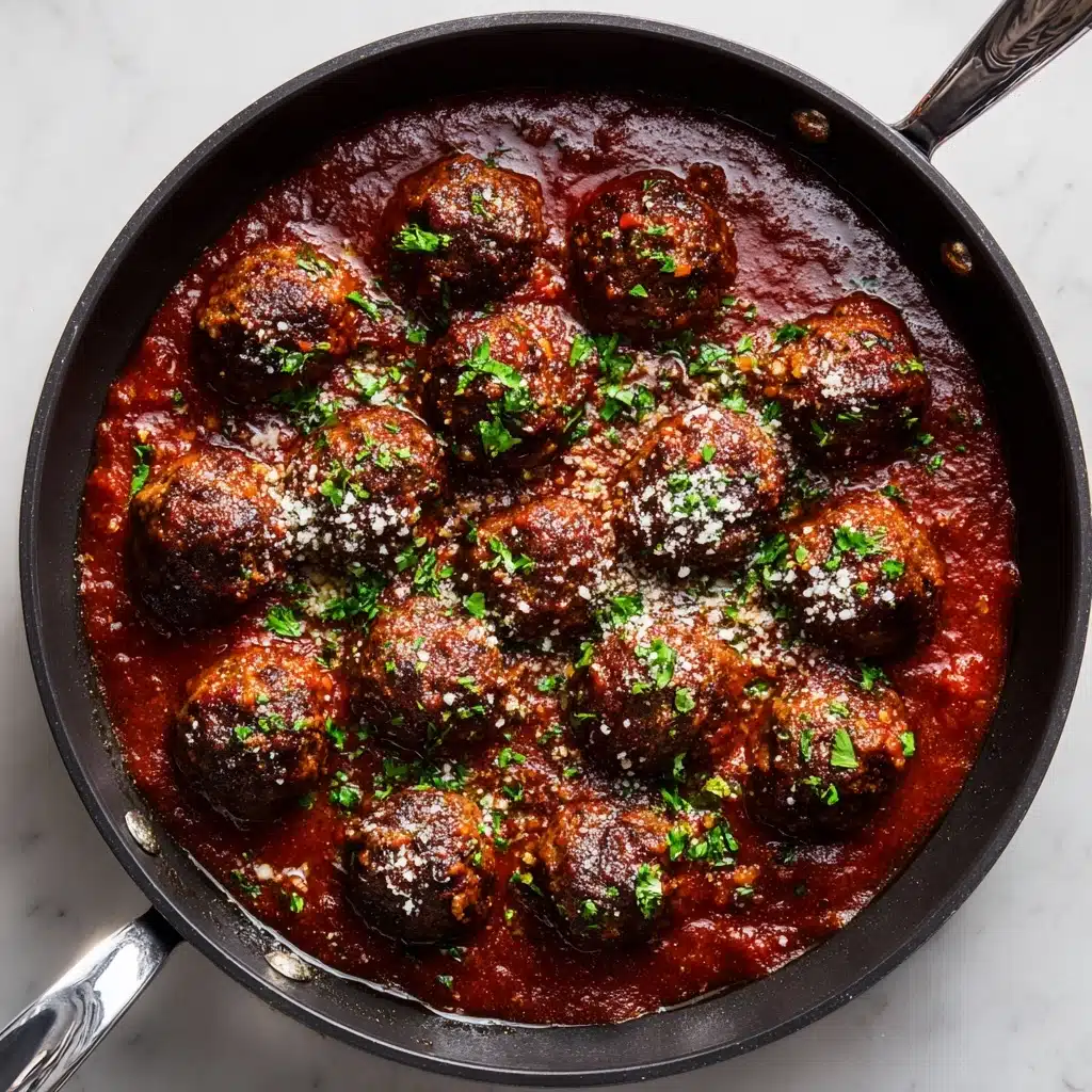 Easy Baked Italian Meatballs Recipe