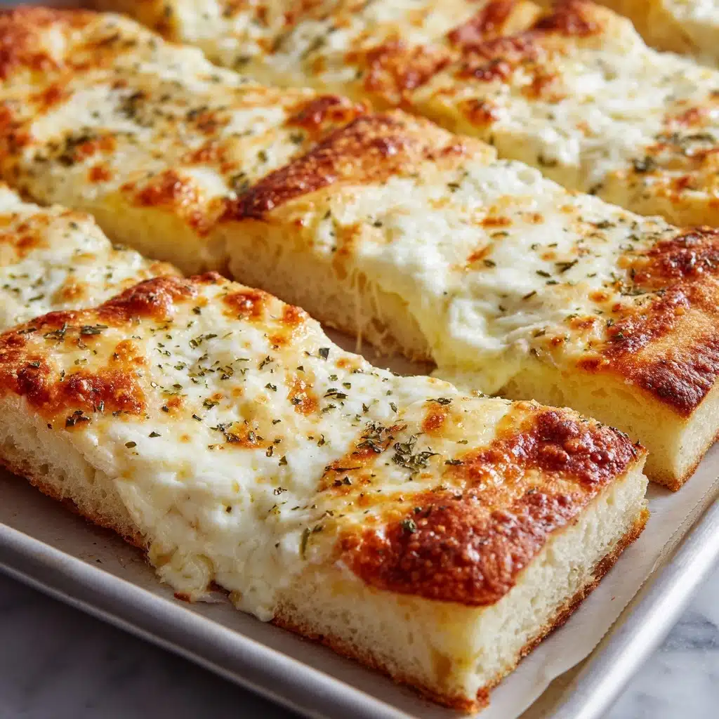 Homemade Cheesy Breadsticks Recipe