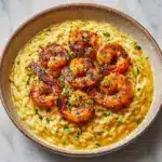 Shrimp Orzo in Lemon Garlic Sauce Recipe