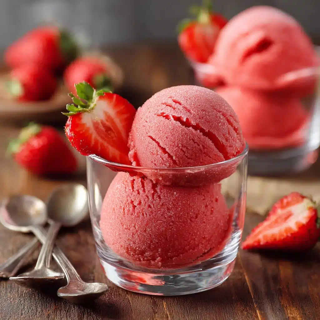 Strawberry Sorbet Recipe - Recipe Image