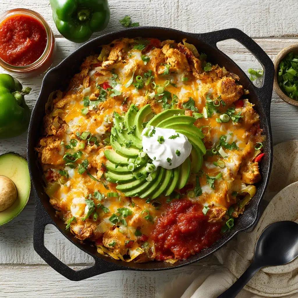 Chicken Fajitas Casserole (easy and cheesy!) Recipe - Recipe Image