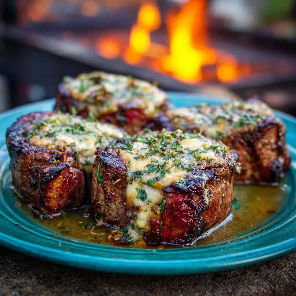 French Onion Steak Pinwheels Recipe