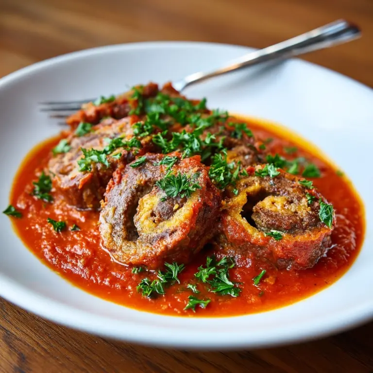 Braciole with Tomato Sauce Recipe