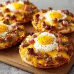 English Muffin Breakfast Pizza Recipe