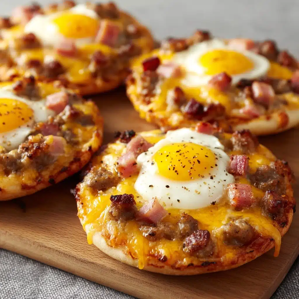 English Muffin Breakfast Pizza Recipe - Recipe Image