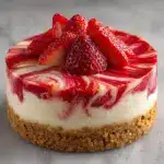 Strawberry Swirl Cheesecake Recipe