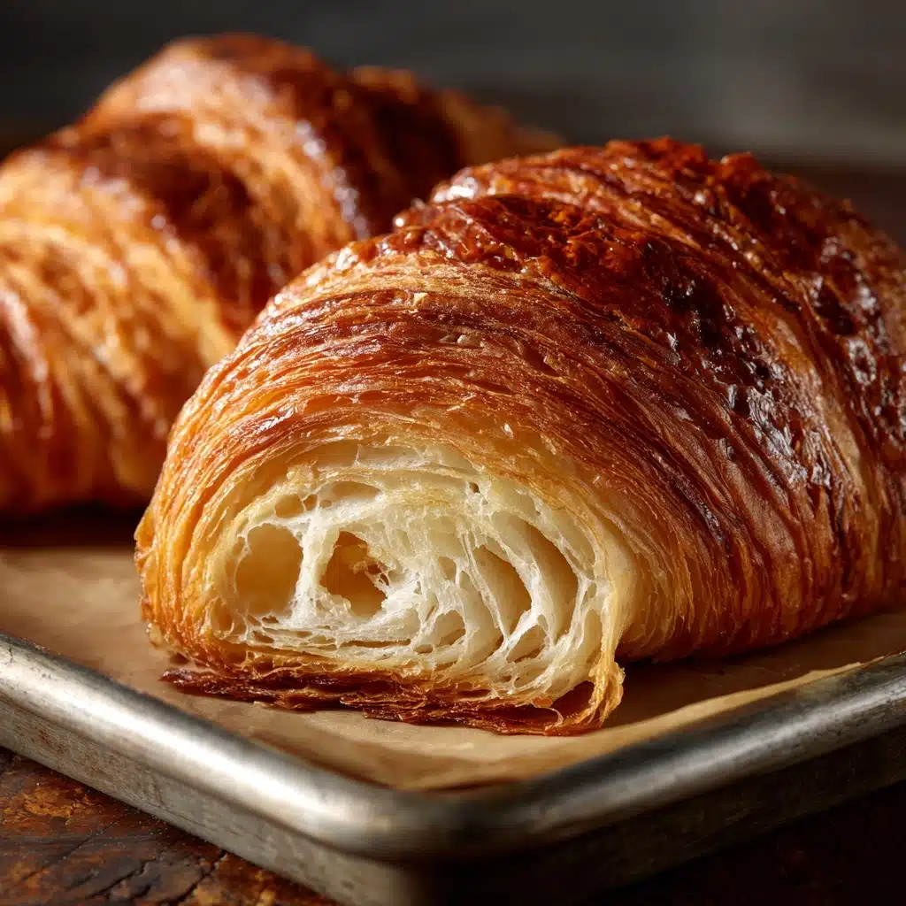 HOMEMADE BUTTER CROISSANT Recipe - Recipe Image