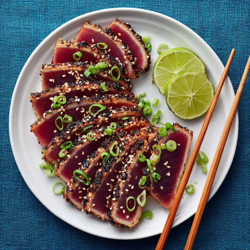Six-Minute Seared Ahi Tuna Steaks Recipe - Recipe Image