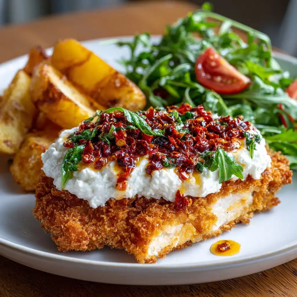 Crispy Hot Honey Feta Chicken Recipe
