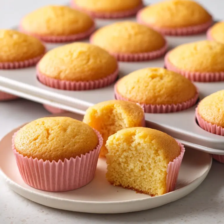 Mini Chiffon Cupcakes Recipe