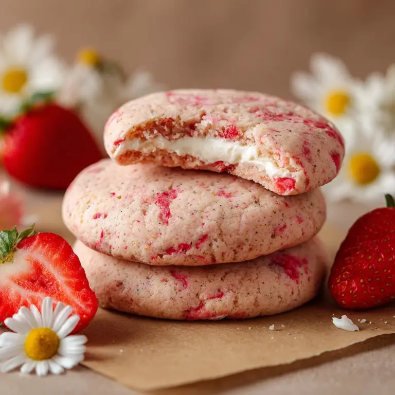 Strawberry Cheesecake Cookies Recipe