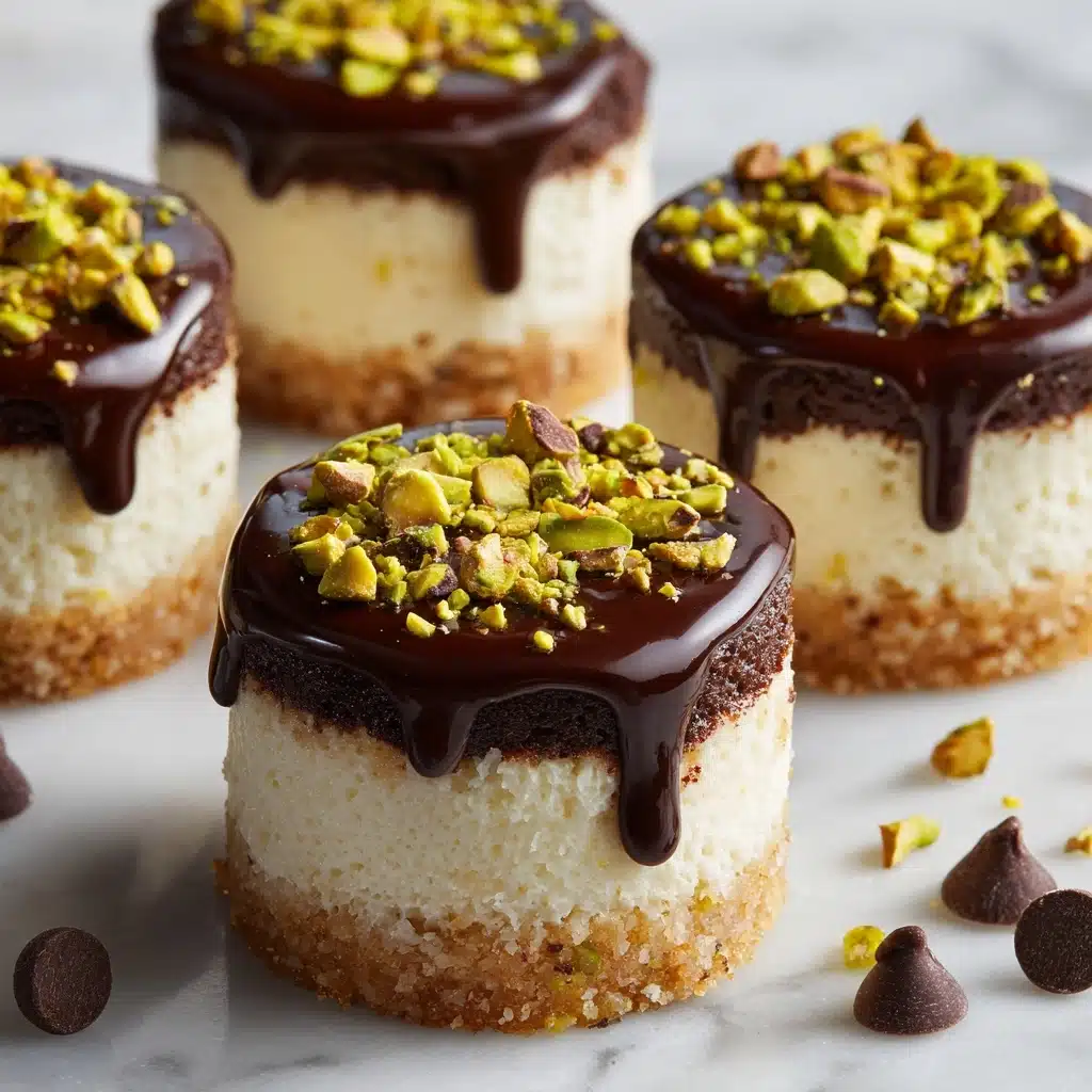 Mini Pistachio and Coffee Cheesecakes Recipe - Recipe Image