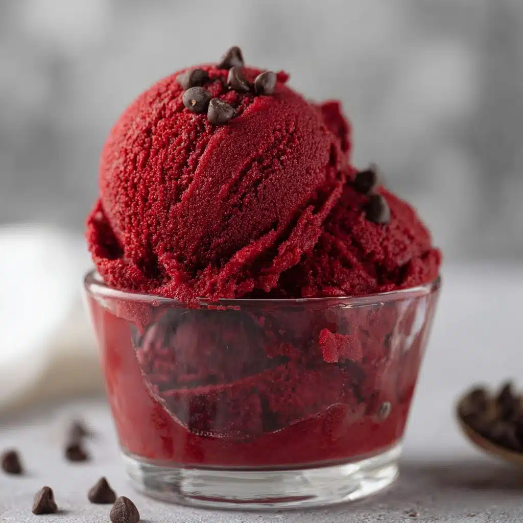 Red Velvet Edible Cookie Dough Recipe - Recipe Image