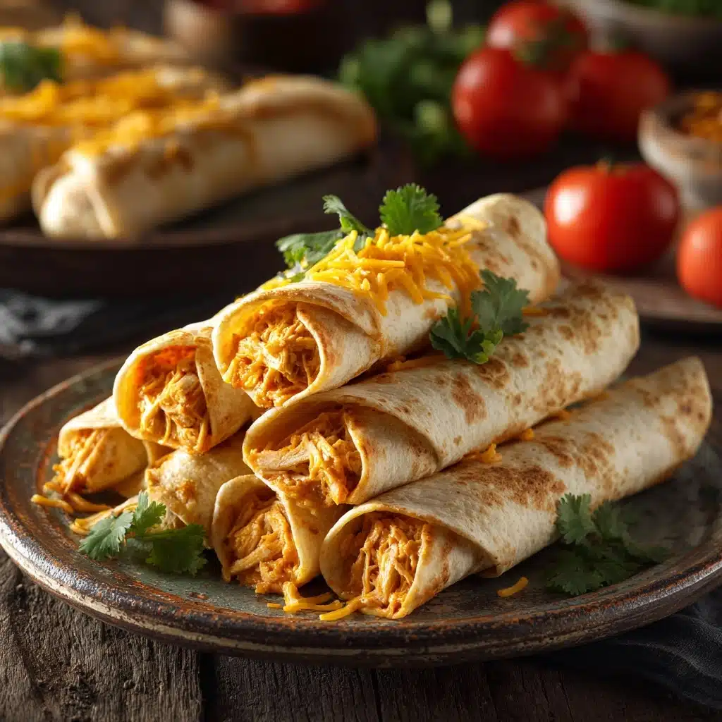 Baked Cheesy Beef Taquitos Recipe - Recipe Image