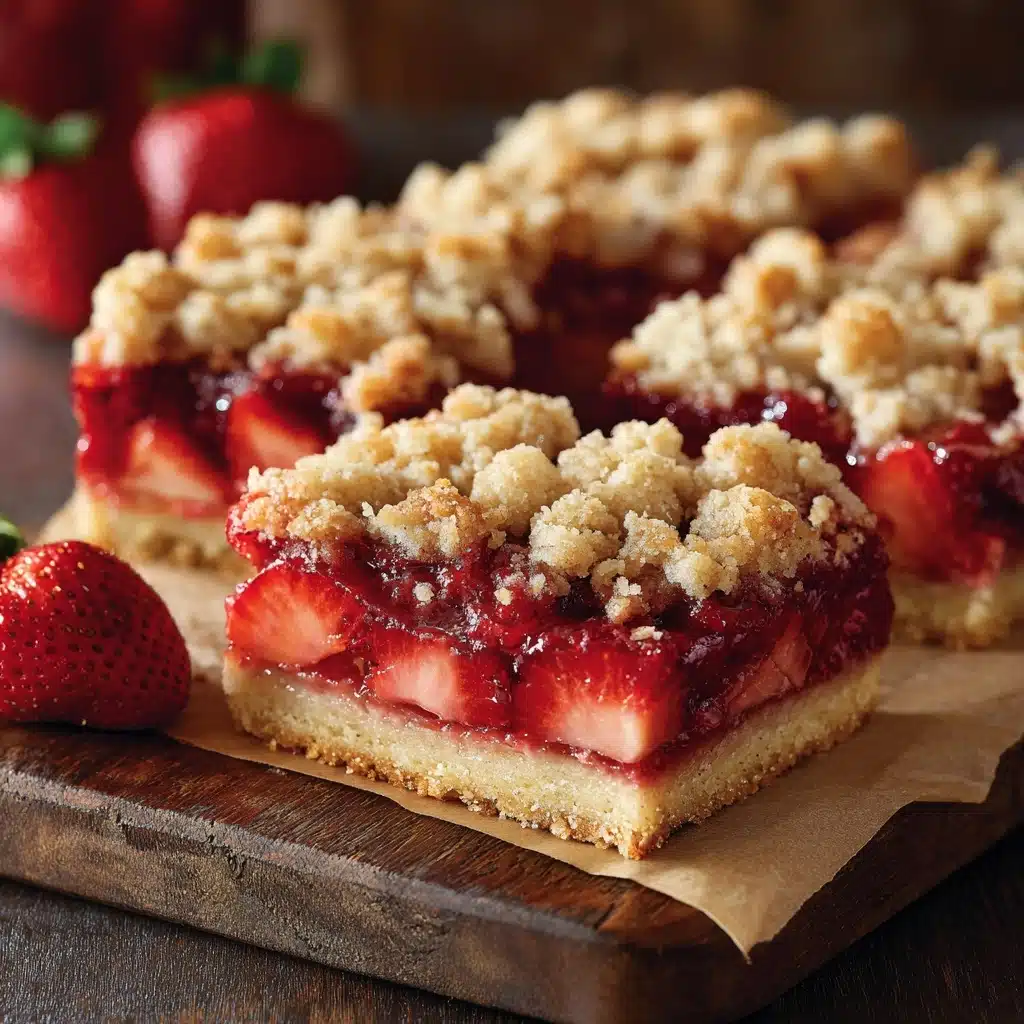 Strawberry Pie Bars Recipe - Recipe Image