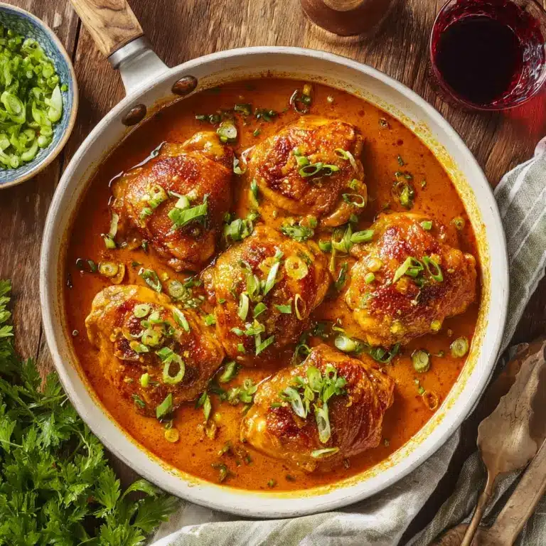 Skillet Bang Bang Chicken Thighs Recipe