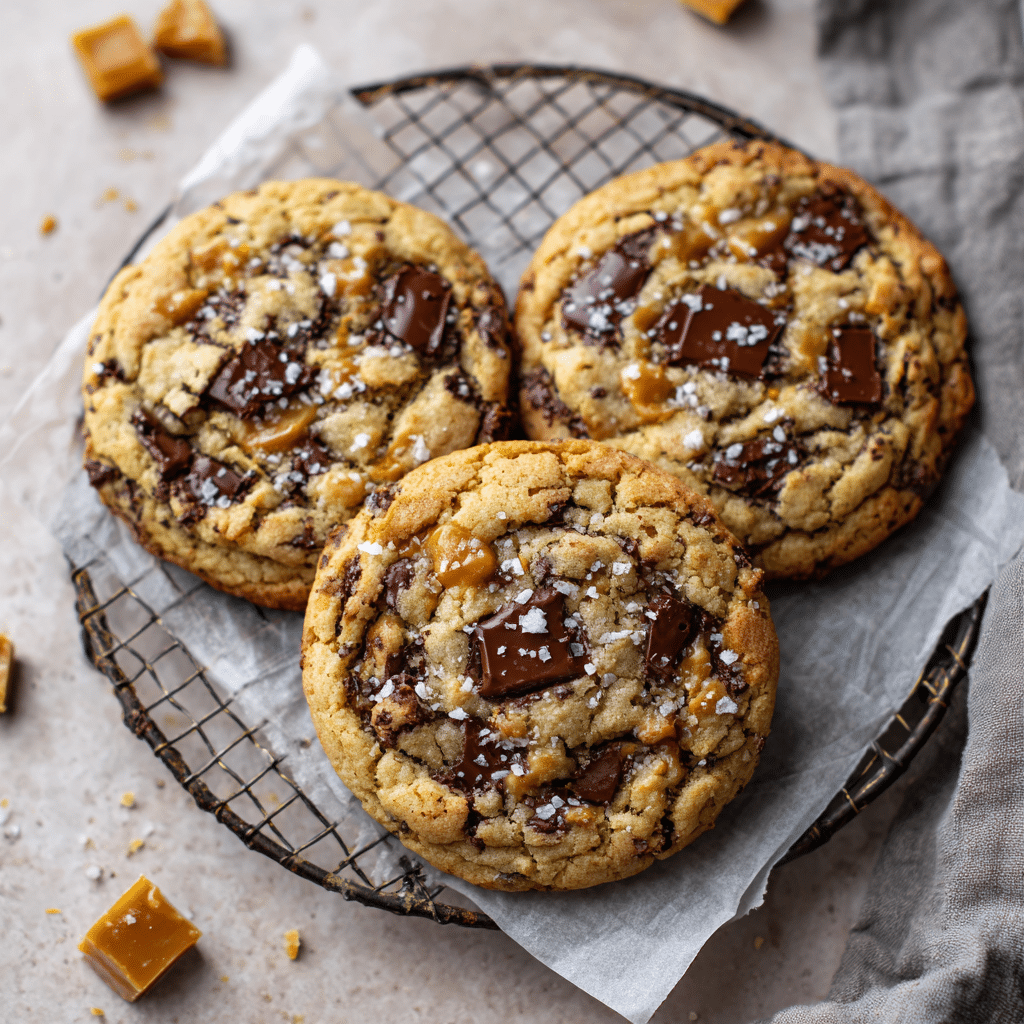 Browned Butter Toffee Chocolate Chip Cookies Recipe - Recipe Image
