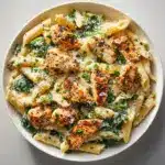 Healthy Garlic Parmesan Chicken Pasta Recipe