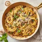 Garlic Butter Mushroom Pasta Recipe