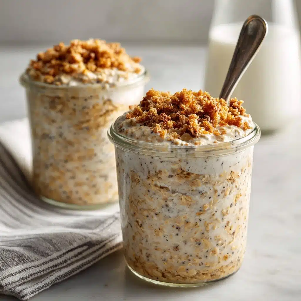 Brown Sugar Shaken Espresso Overnight Oats Recipe - Recipe Image