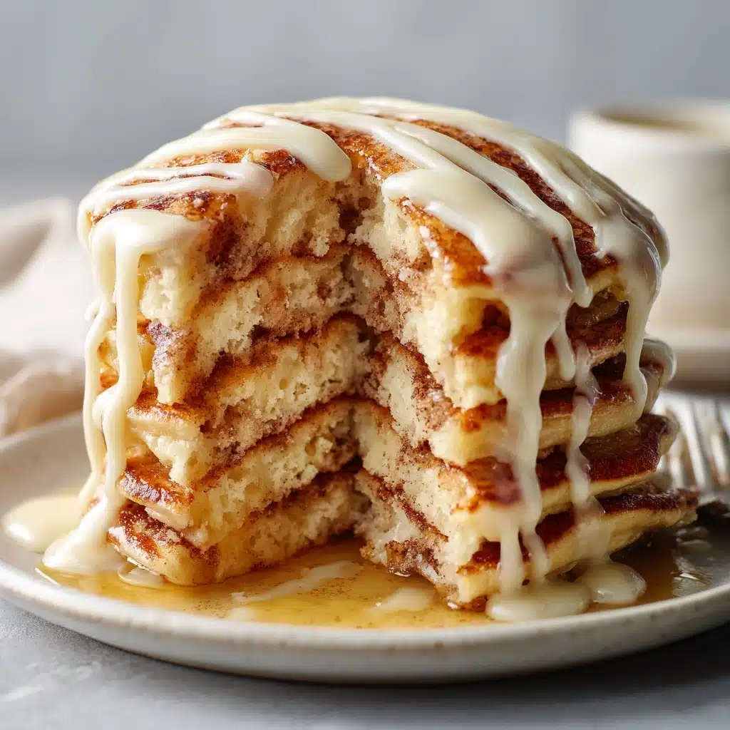 Cinnamon Roll Pancakes Recipe - Recipe Image