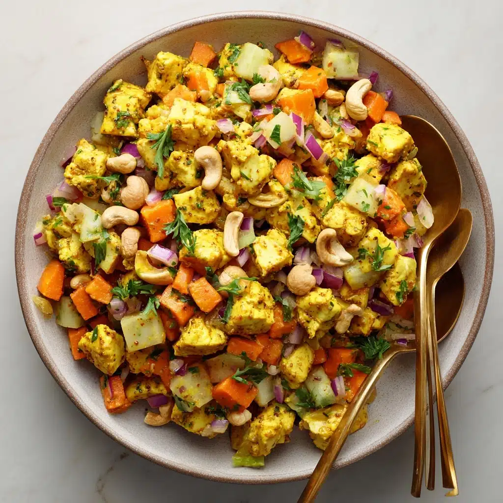 Best Crunchy Curry Chicken Salad Recipe - Recipe Image