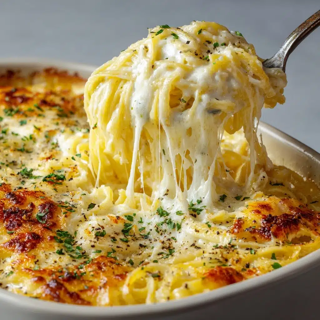 Cheesy Garlic Parmesan Spaghetti Recipe - Recipe Image